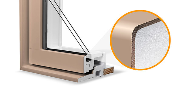 Fenêtres coulissantes doubles - Finitions durables en construction hybride aluminium/PVC