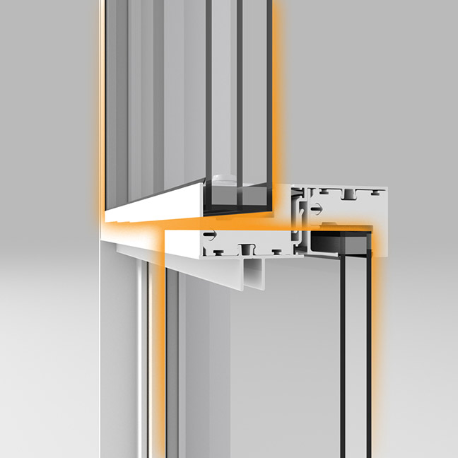 Fenêtres à guillotine - Option double vitrage / triple vitrage