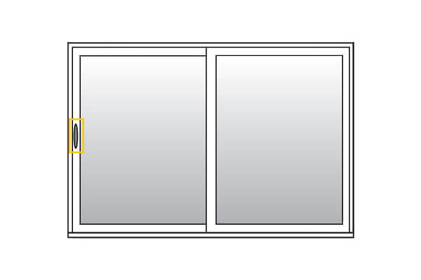 Patio Doors - Interior and exterior contemporary handles