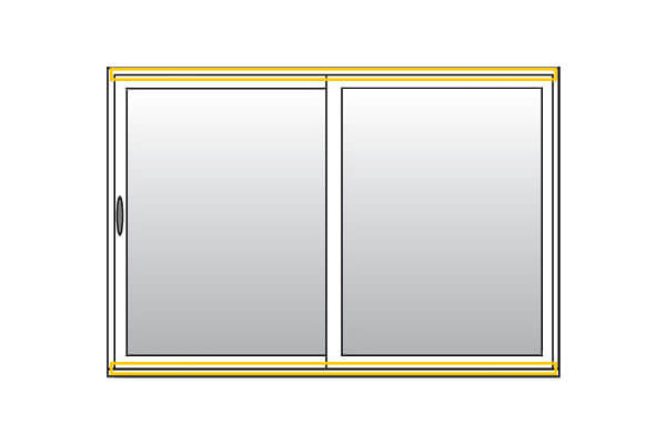 Patio Doors - Adjustable Double-nylon Rollers