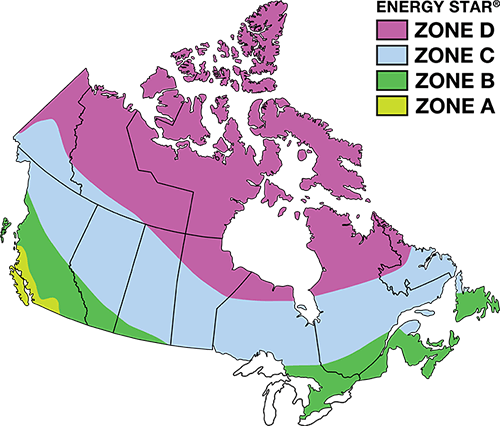 ENERGY STAR climate zones pre 2015