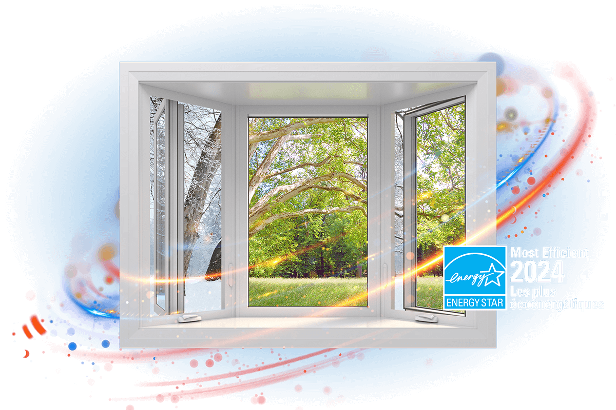 A RevoCell bay window with the Energy Star Most Efficient 2024 logo.