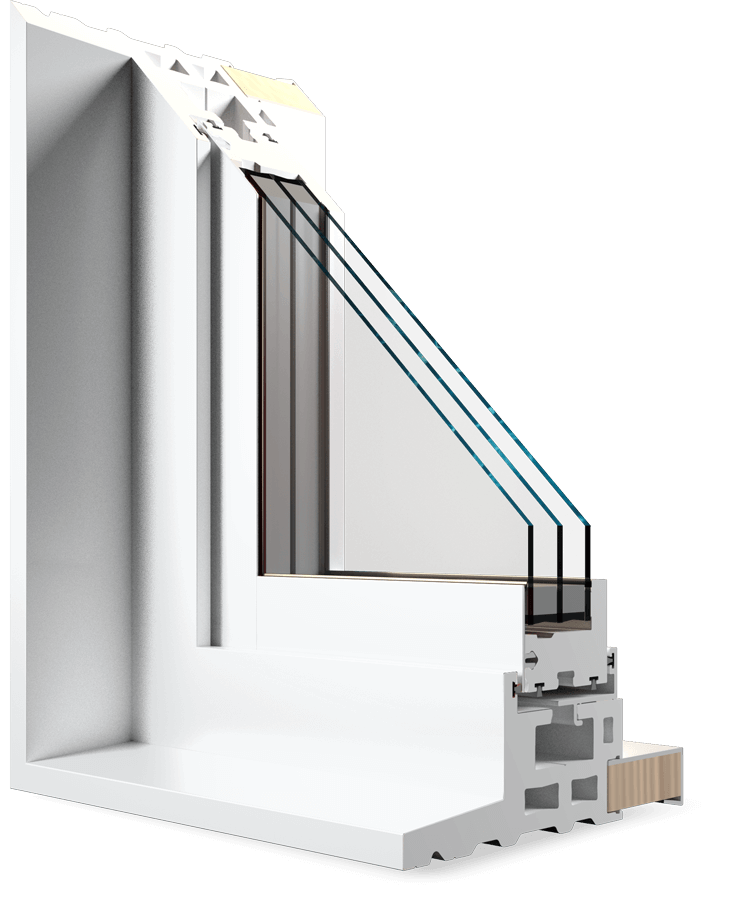A White RevoCell® Window Section.