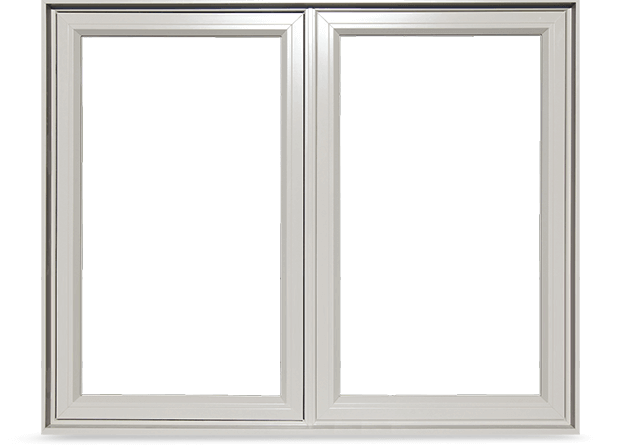 Une fenêtre à battant en PVC traditionnel a un châssis plus épais, et donc une surface vitrée plus petite